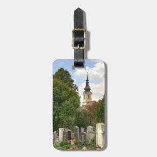 Grinzinger Friedhof, Wien Österreich Gepäckanhänger