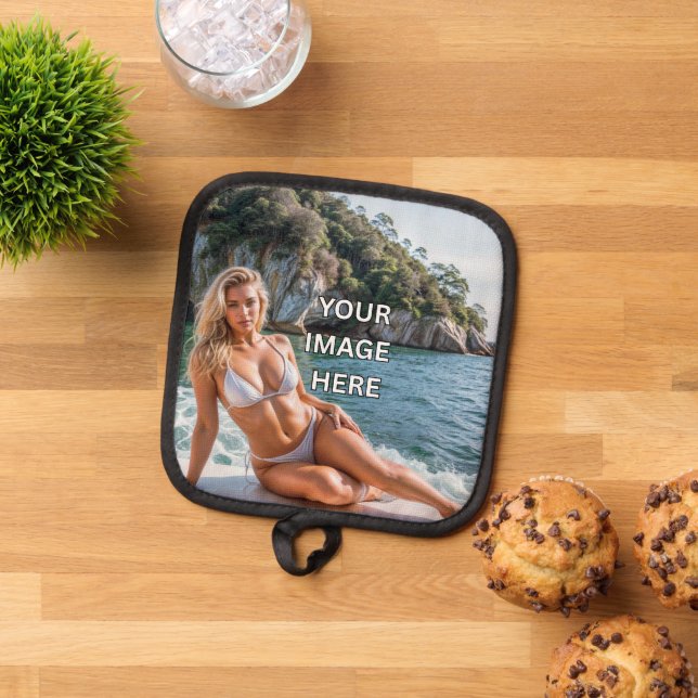 GRIP! 🧤 Custom Pot Holder – No Slip   Topflappen (Oben Unten)