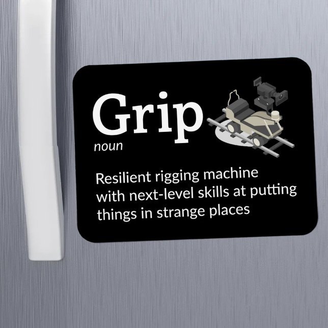 Grip-Definition - Crew 3" x 4" Flex Magnet (Von Creator hochgeladen)