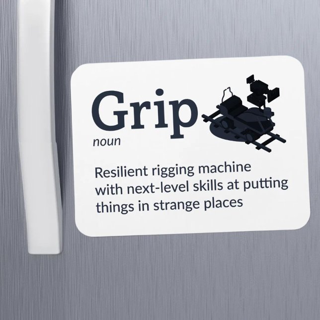 Grip Definition - Set Life 3" x 4" Flex Magnet (Von Creator hochgeladen)