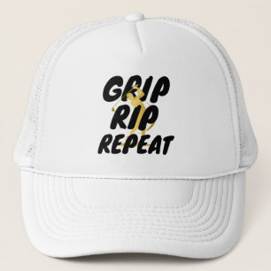 Grip Rip Repeat   Grip It And Rip It   Golf Truckerkappe