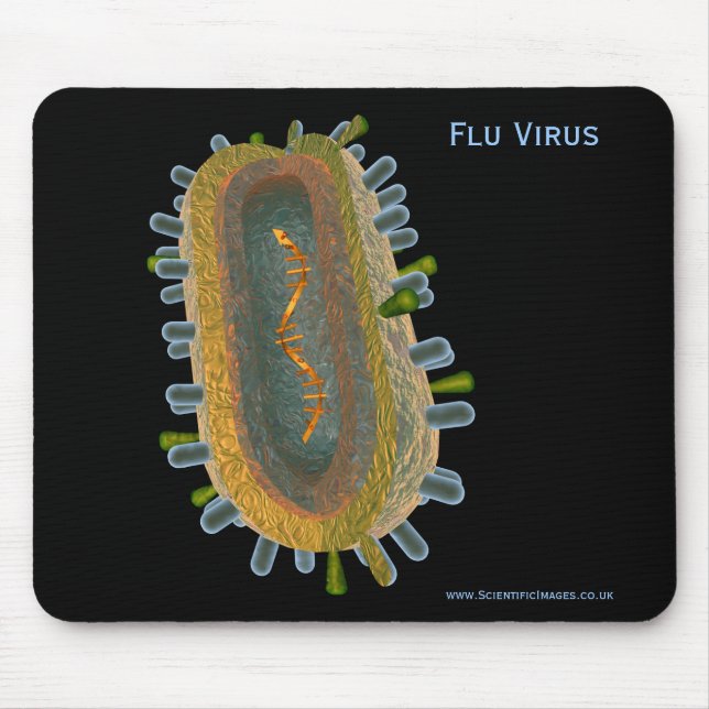 Grippe-Virus Mousepad (Vorne)