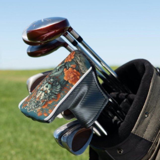 Grippelion der Weisheit Golf Headcover (Asian Lion Head Putter D: 6" l x 5"w x 3"h Polyester, cotton, and marine vinyl. Made in the USA.
)