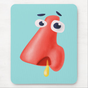 Grippesaison Runny Nose Health Spaß Mousepad