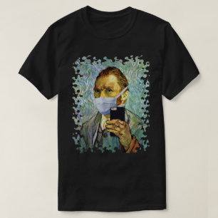 Grippesaison Van Gogh Selbstporträt mit Maske Self T-Shirt
