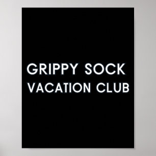 Grippsocken-Feiertagsklub Psychische Gesundheit Wo Poster