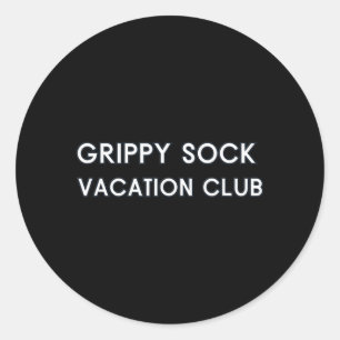 Grippsocken-Feiertagsklub Psychische Gesundheit Wo Runder Aufkleber