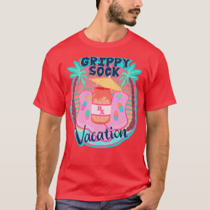 Grippy Socken Urlaub T-Shirt