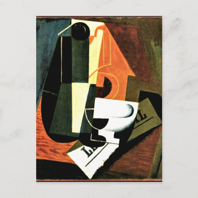 Gris - Die Kaffeekanne Postkarte (Vorderseite)