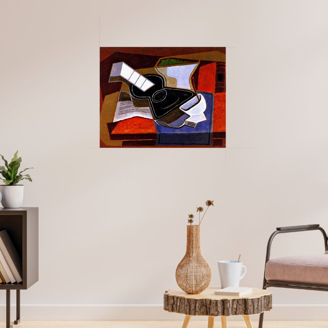 Gris - Die schwarze Gitarre Poster (Wohnzimmer 3)