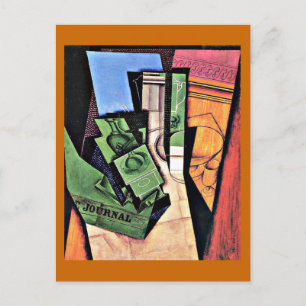 Gris - Frühstück, berühmtes Gemälde, Postkarte