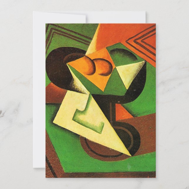 Gris - Obstschale und Obst Karte (Vorderseite)