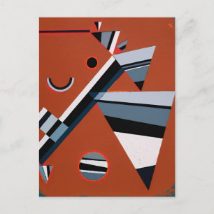 Gris von Kandinsky Abstrakte Malerei Moderne Kunst Postkarte