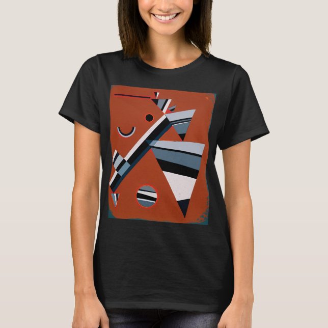 Gris von Kandinsky Abstrakte Malerei Moderne Kunst T-Shirt (Vorderseite)