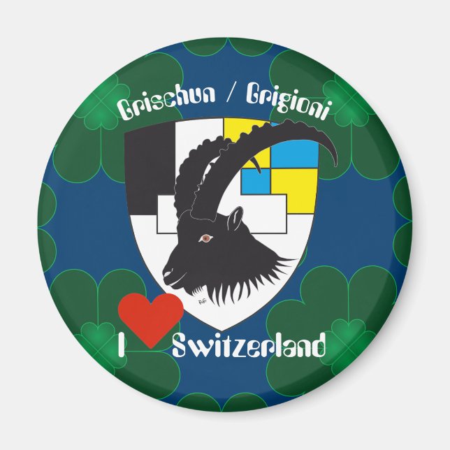 Grischun Svizra Magnet (Vorne)