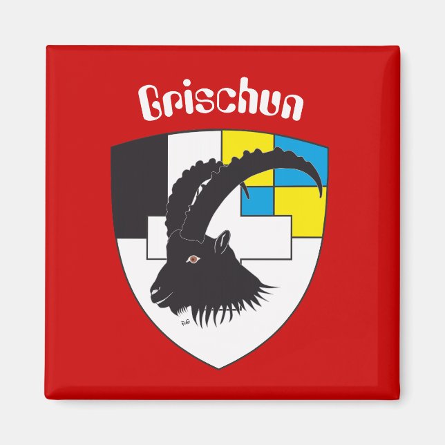Grischun Svizra Magnet (Vorne)