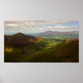 Grisedale Pike und Skiddaw Poster