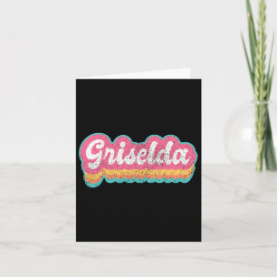 Griselda Vorname Girl Vintag 70er 80er Personali Karte
