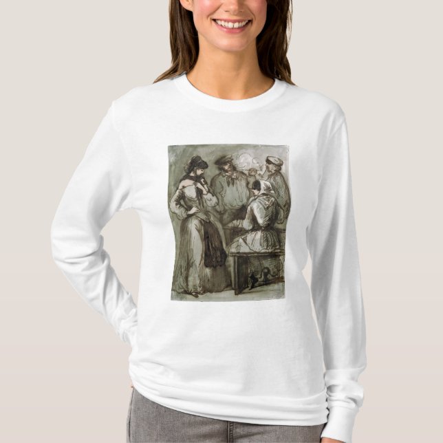 Grisettes und Arbeitskräfte T-Shirt (Vorderseite)
