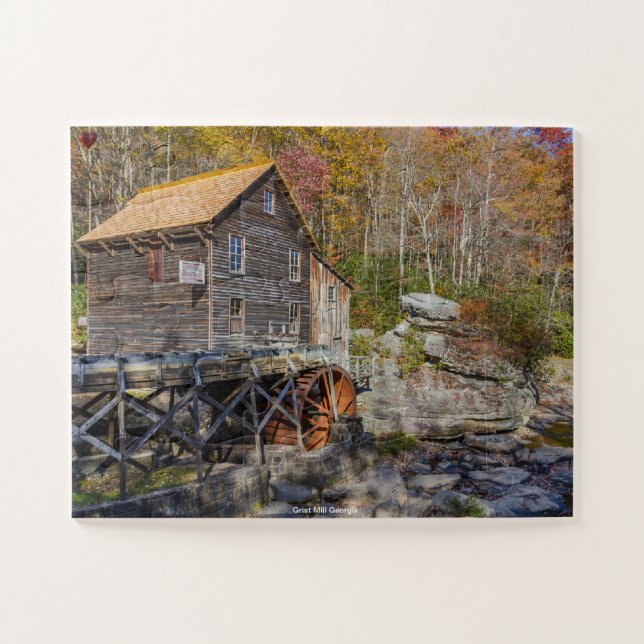 Grist Mill Georgia. Puzzle (Horizontal)