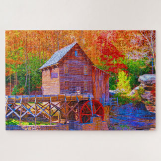 Grist Mill, Glade Creek West Virginia Puzzle