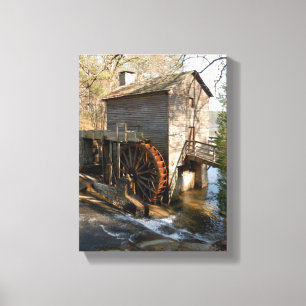 Grist MIll Stone Mountain Georgia Leinwanddruck