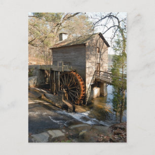 Grist MIll Stone Mountain Georgia Postkarte