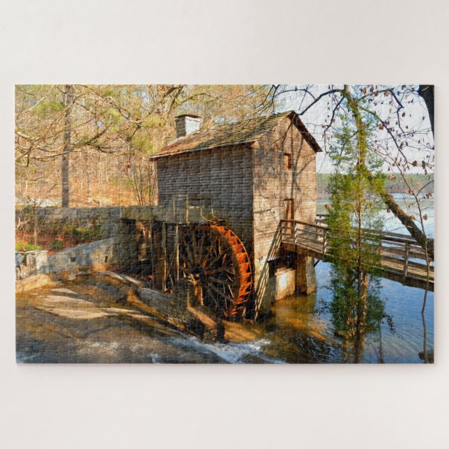 Grist Mill Stone Mountain, Georgia Puzzle (Horizontal)