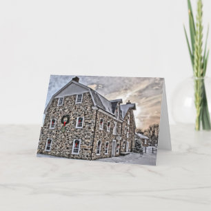 Grist Mill Weihnachtskarte Feiertagskarte