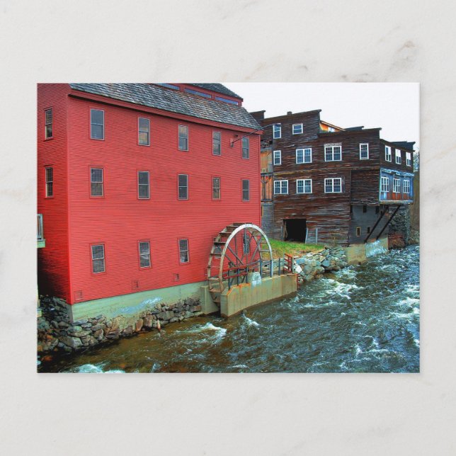 Gristmill, Littleton, NH: Postcard Postkarte (Vorderseite)
