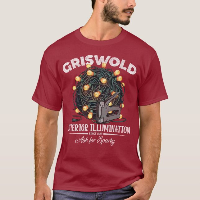 Griswold Exterior Illumination - Weihnachten T-Shirt (Vorderseite)