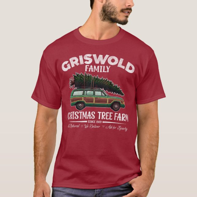 Griswold Familie Weihnachtsbaumfarm T-Shirt (Vorderseite)