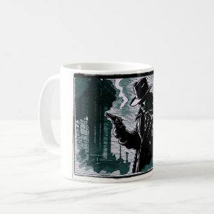 Gritty City Urban Detective 1940er Jahre Vintage-S Kaffeetasse