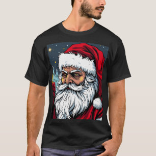 Gritty Santa mit Candlelight T-Shirt