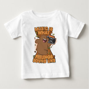 Grizz - Musik ist das, was Gefühle hören Baby T-shirt
