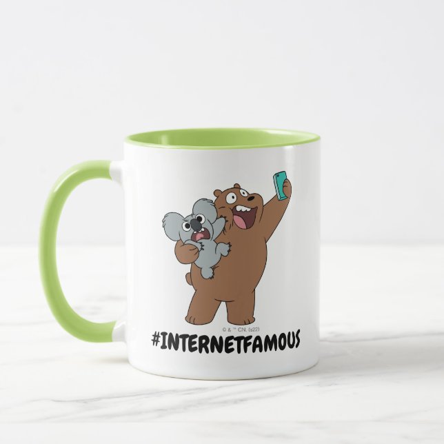 Grizz & Name - #InternetFamous Tasse (Links)