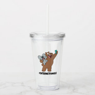 Grizz & Nom Nom - #InternetBerühmt Acryltrinkbecher