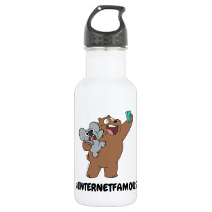 Grizz & Nom Nom - #InternetBerühmt Edelstahlflasche