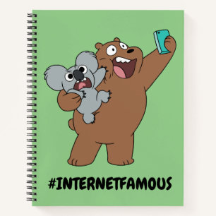 Grizz & Nom Nom - #InternetBerühmt Notizbuch