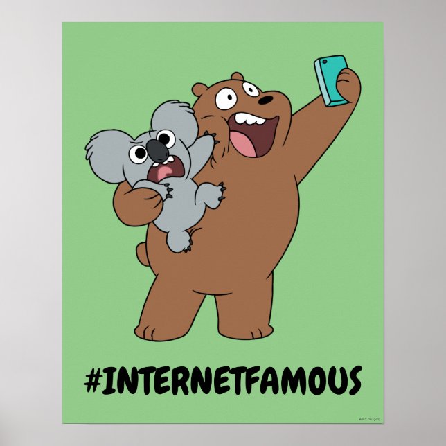 Grizz & Nom Nom - #InternetBerühmt Poster (Vorne)