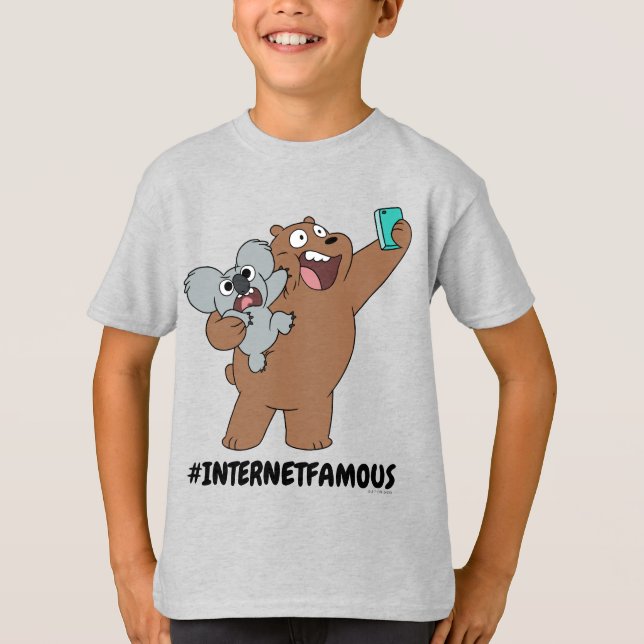 Grizz & Nom Nom - #InternetBerühmt T-Shirt (Vorderseite)