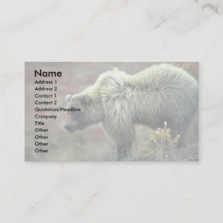 Grizzeller Bär Visitenkarte