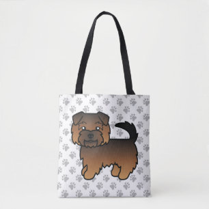 Grizzle Norfolk Terrier Cartoon Dog & Paws