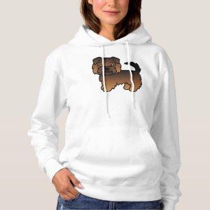 Grizzle Norfolk Terrier Süßer Cartoon-Hund Hoodie