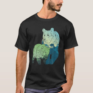 Grizzles Bären Wildlife Forest Animal Lover Bars N T-Shirt
