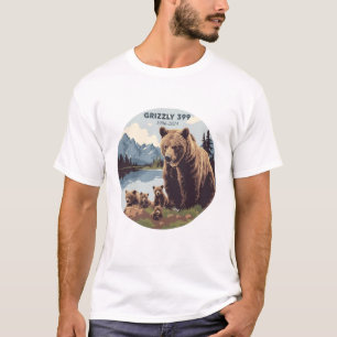 Grizzly 399 in Erinnerung an Bären 399 Mama Foreve T-Shirt