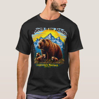 Grizzly 399 Tribute Queen of the Tetons Bear T-Shirt