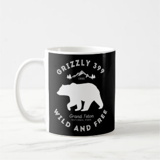 Grizzly 399 Wild Free Grand Teton Nationalpark Kaffeetasse