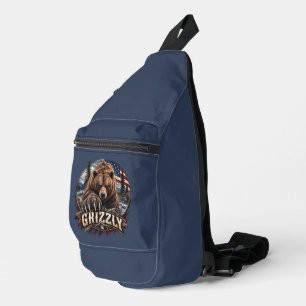 Grizzly – Amerikanische Wildnis Crossbody Bag