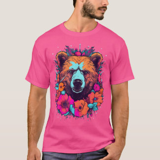Grizzly Bär Outdoor Nature Alaska Jagd Wandern T-Shirt
